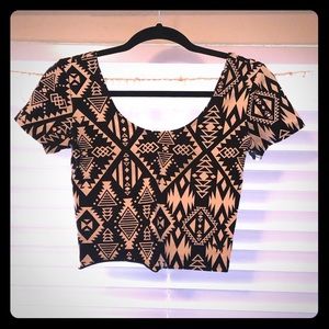 Super cute Victoria’s Secret PINK Aztec crop top!
